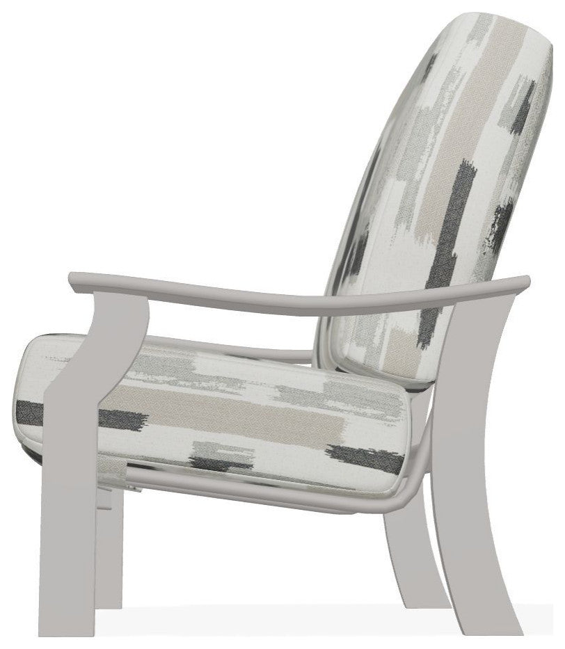 St. Catherine Deep Seat Outdoor Armchair, Dreamscape Seaglass/Warm Gray