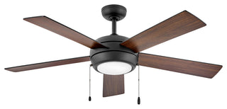 Hinkley Croft 52" Integrated LED Indoor Ceiling Fan, Matte Black