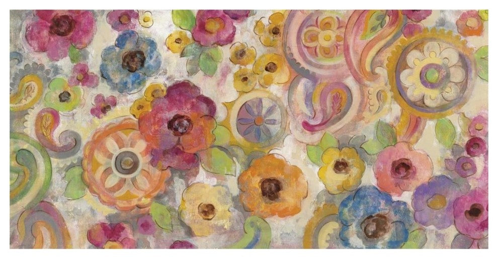 "Bohemian Summer I" Digital Paper Print by Silvia Vassileva, 74"x38"