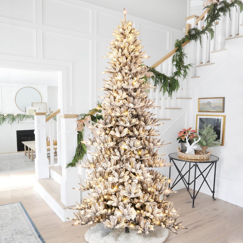 11' Pre-Lit Artificial Christmas Tree