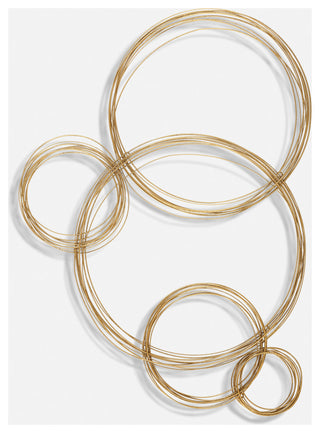 Uttermost - 04369 - Wall Decor - Golden Bubbles - Antique Gold Leaf