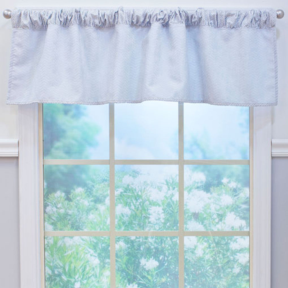 Imagination Chevron Valance, Gray
