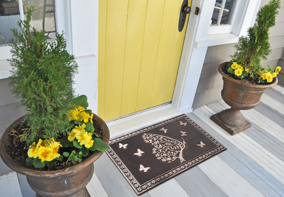 A1HC Shedding Tree Rubber 18"x30" Non-Slip Door Mat