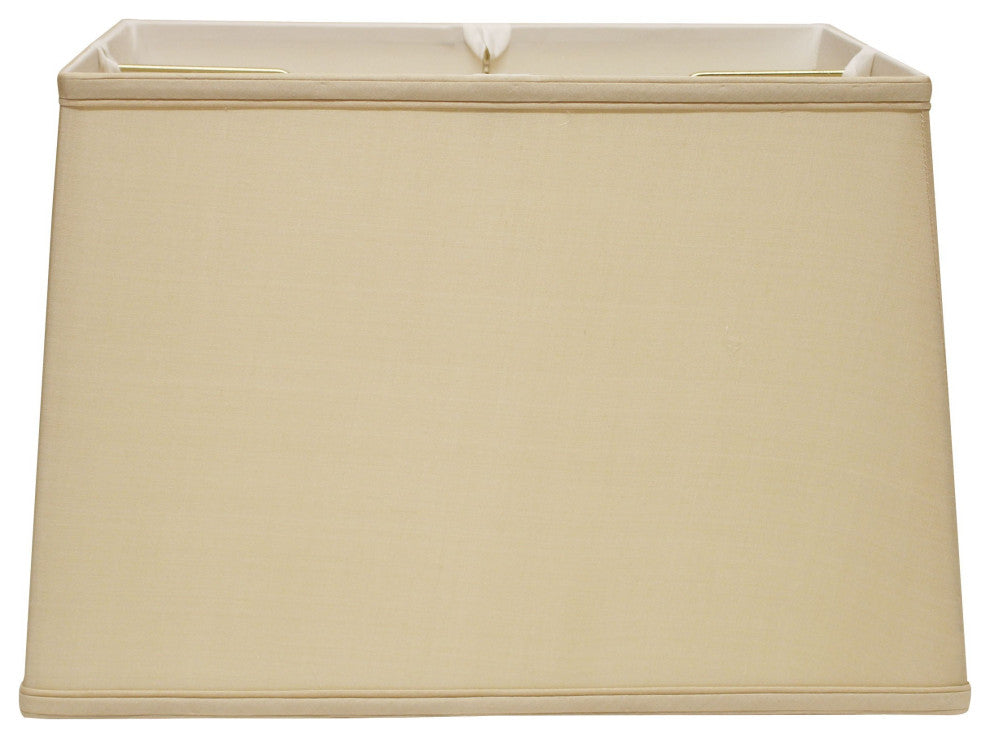 14" Inherent Throwback Rectangle Pongee Silk Lampshade
