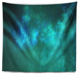 Blue Starry Fractal Sky Abstract Wall Tapestry, 92"x78"