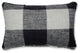 Pillow Perfect Indoor Check Please Thunder Black Rectangular Throw Pillow