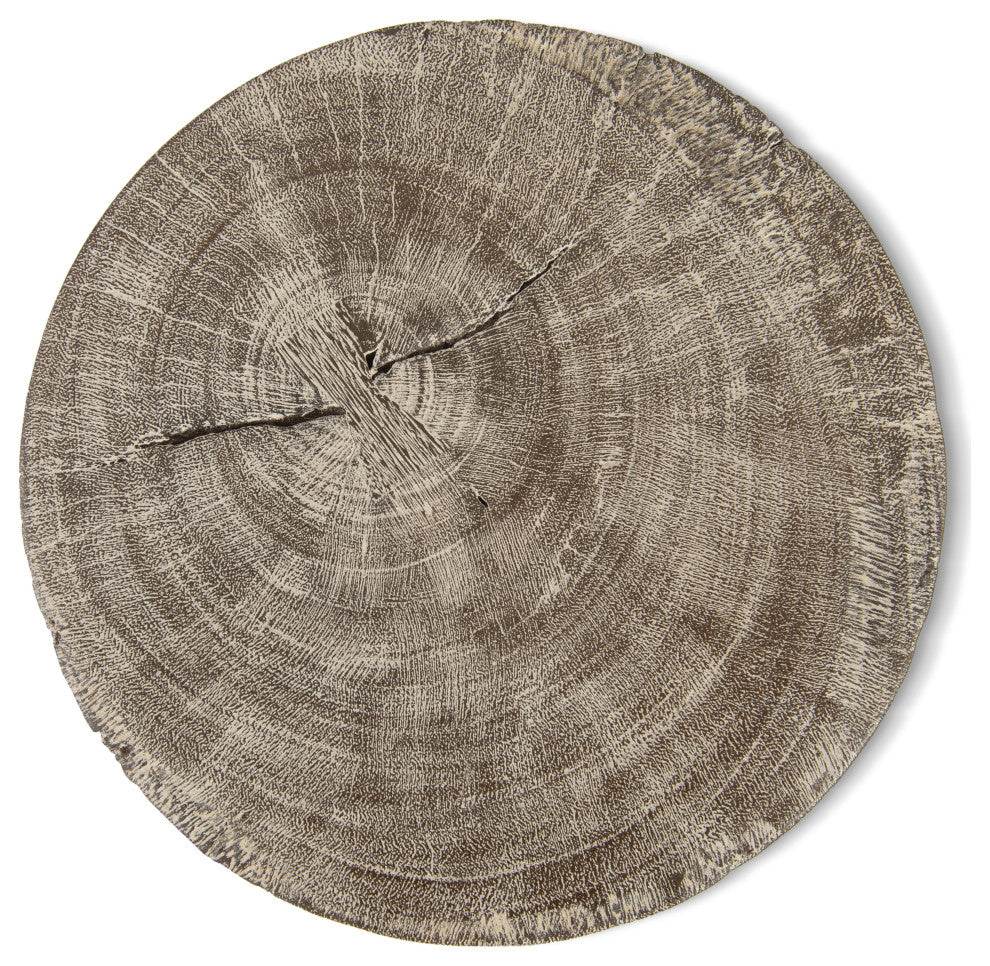 Chamcha Wood Stool, Grey Stone B