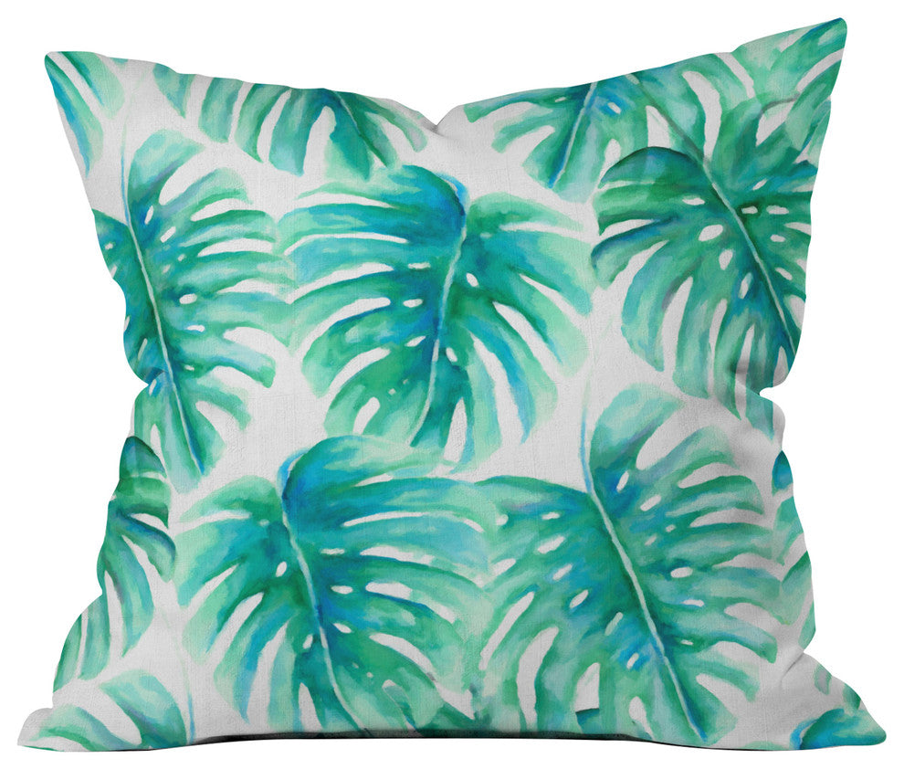 Jacqueline Maldonado Paradise Palms Throw Pillow, 18"x18"
