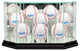 Octagon 8 Baseball Display Case, Black