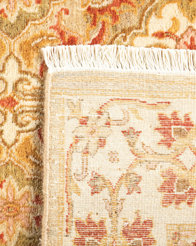 Mogul, One-of-a-Kind Hand-Knotted Area Rug Ivory, 2'5"x13'6"
