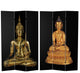 6' Tall Double Sided Thai Buddha Room Divider