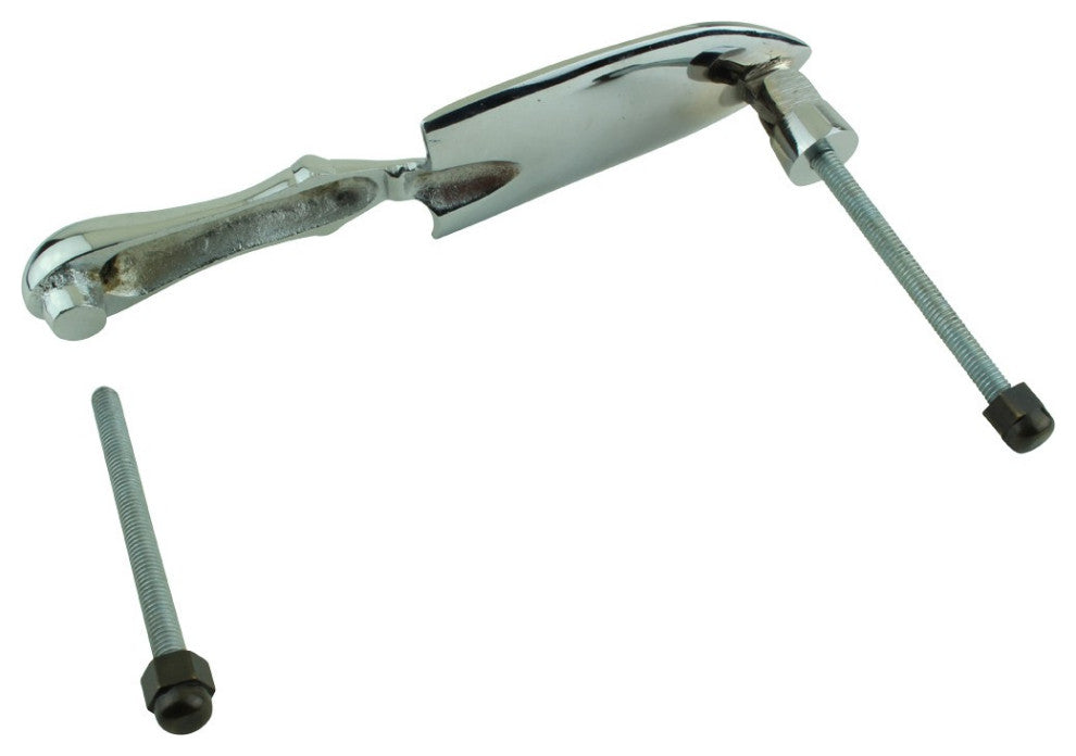 Chrome Brass Vintage Door Knocker Garden Trowel 7"H |