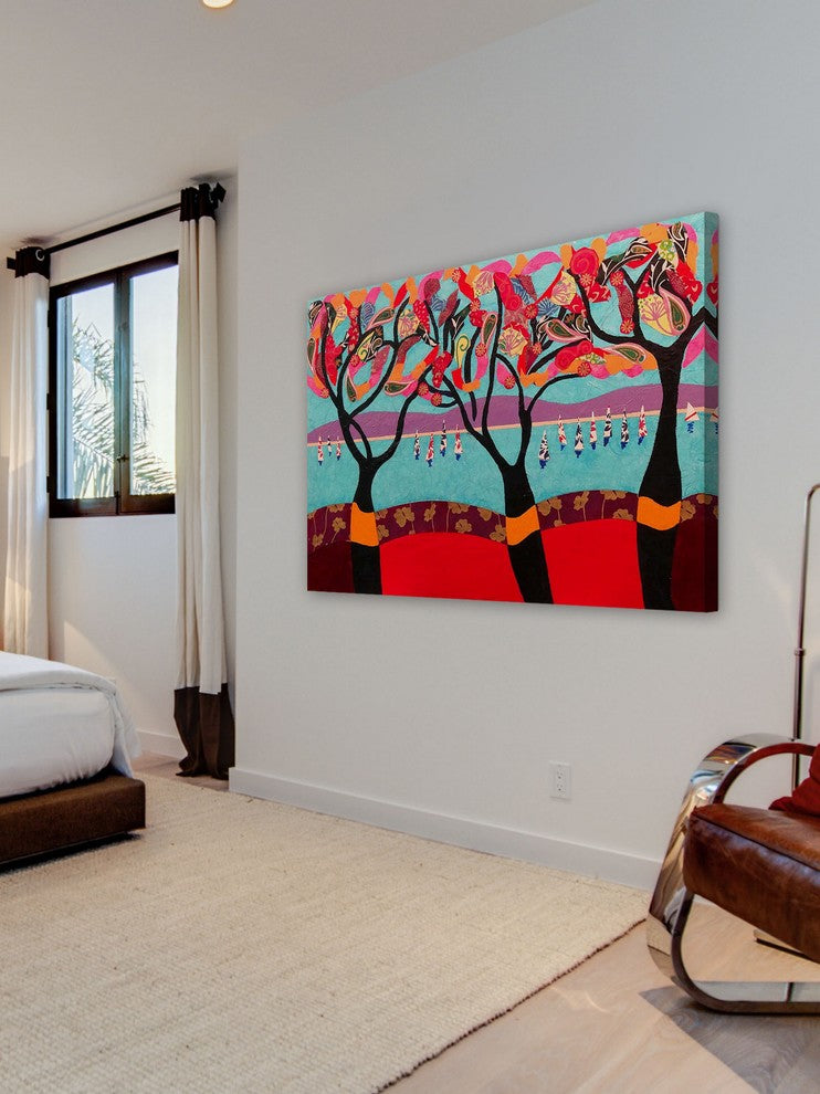 "Idyllic Series 4" Painting Print on Canvas by Lisa Mee
