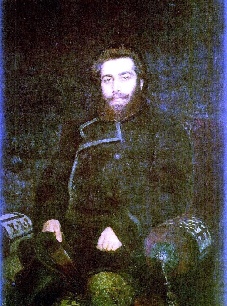 Ilia Efimovich Repin Portrait of the Artist Arkhip Kuinji. Gallery Wrap Canvas