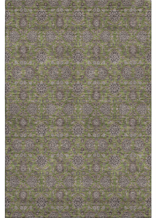 Premium Machine Washable Mayfield AMF702 Olive 10' x 14' Rug