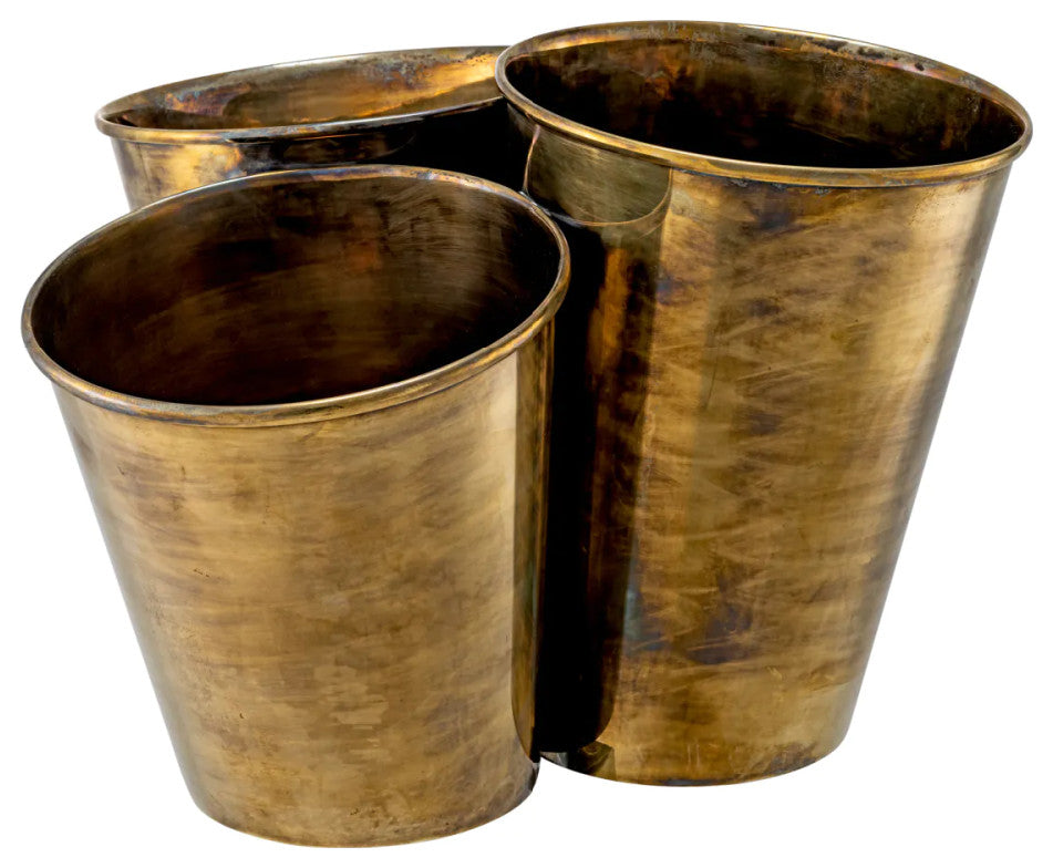 Vintage Brass Wine Cooler, Eichholtz Christian