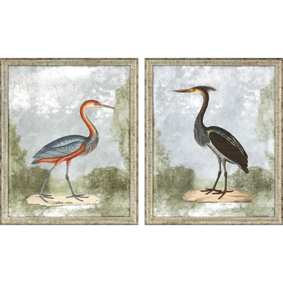 Cranes II Art, 2-Piece Set