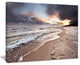 "Shore of Baltic Sea During Winter" Seashore Canvas Wall Art, 40"x30"