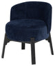 Adelaide Upholstered Dining Chair With Black Legs, Twighlight