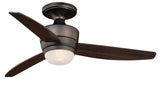 Adrian 44-in LED Ceiling Fan Copper Bronze