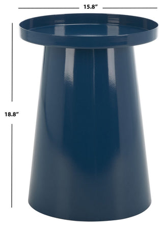 Safavieh Efer Round Accent Table, Teal