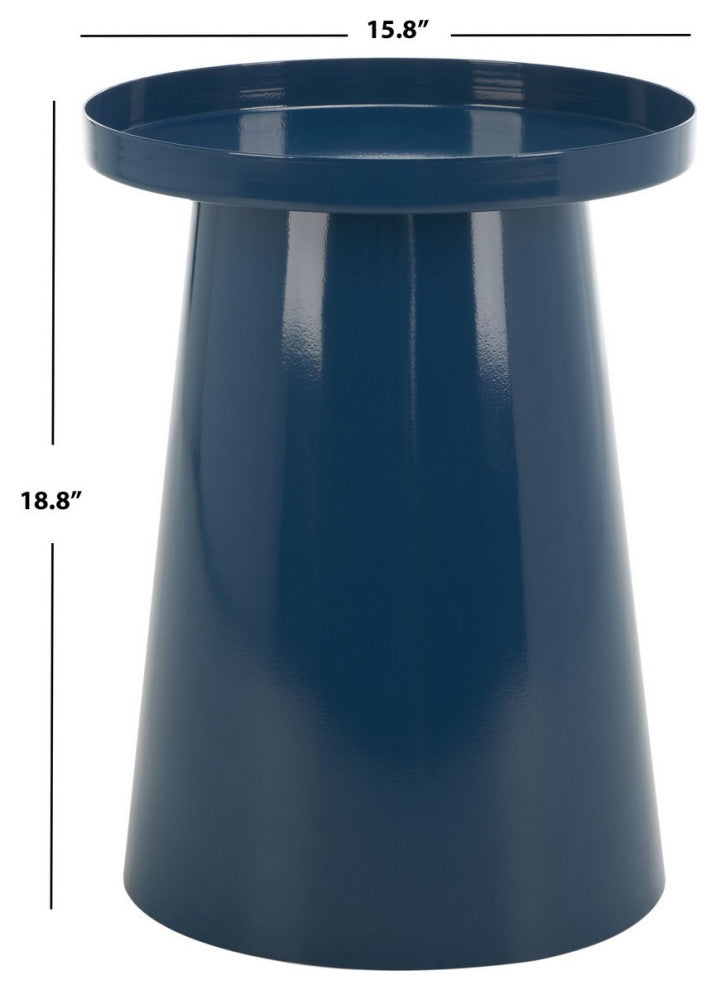Safavieh Efer Round Accent Table, Teal