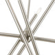 Soho 10 Light Brushed Nickel Linear Chandelier