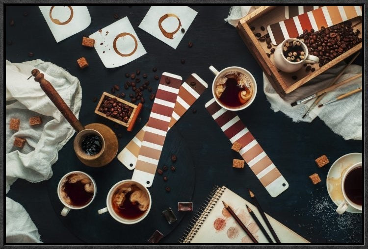 Shades Of Coffee, 24"x16"