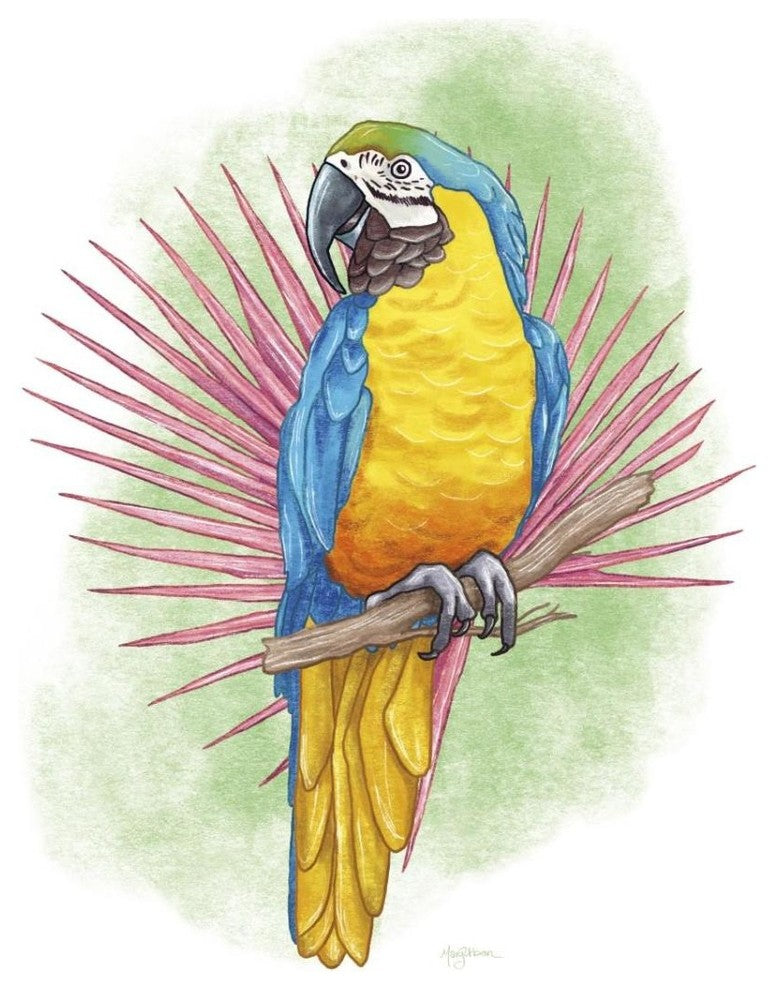 "Tropical Flair I" Digital Paper Print by Mary Urban, 14"x18"
