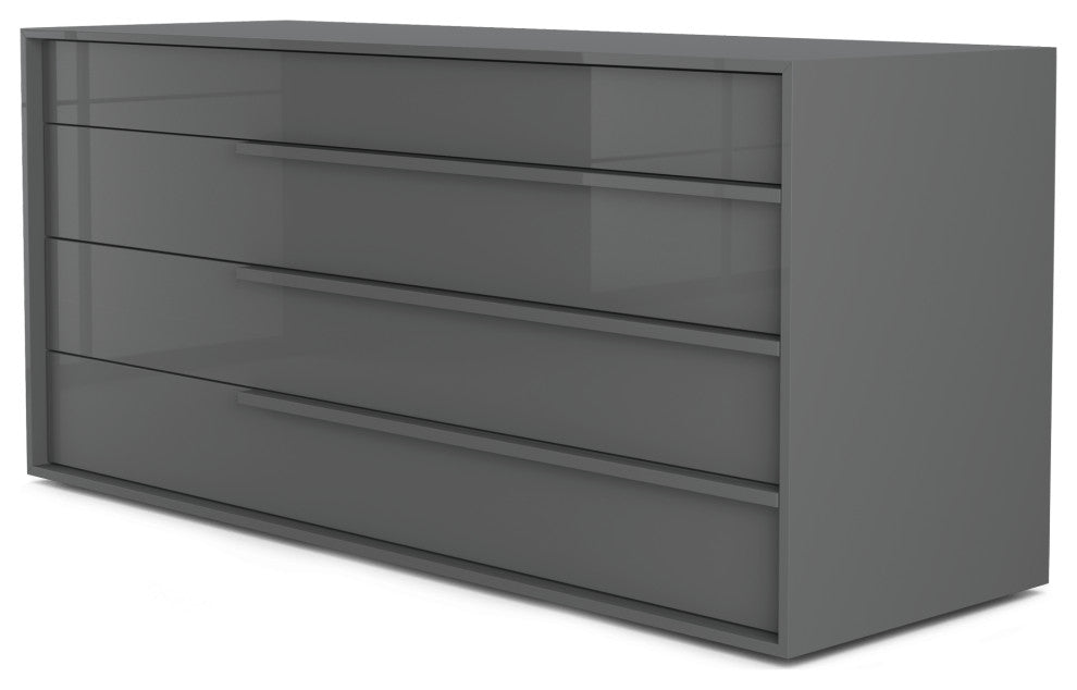 Harrow Dresser Glossy Dark Gull Gray