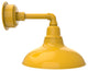12in.  Yellow Gooseneck Barn Light with Cosmopolitan Arm