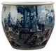 Blue and White Planter