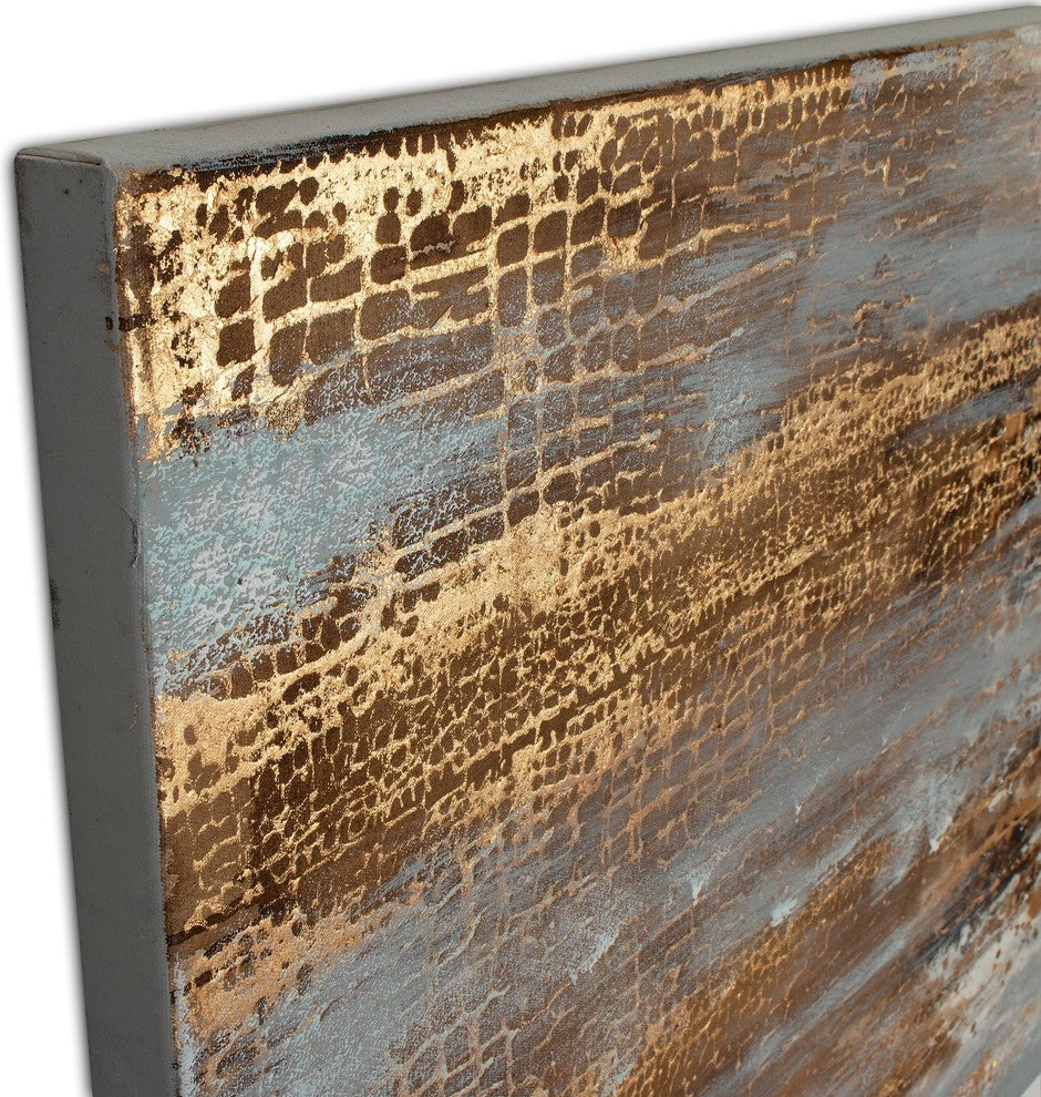 Golden Rise Hand Painted Canvas