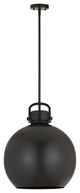 Innovations 710-1S-BK-M710-16BK 1 Light 16" Pendant, Matte Black