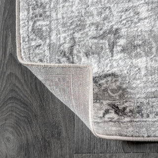 Modern Persian Vintage Light Grey 2' x 8' Runner Rug