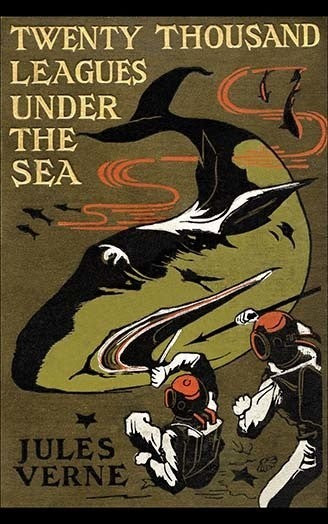 Twenty Thousand Leagues Under The Sea - Framed Paper Poster 20" x 30"