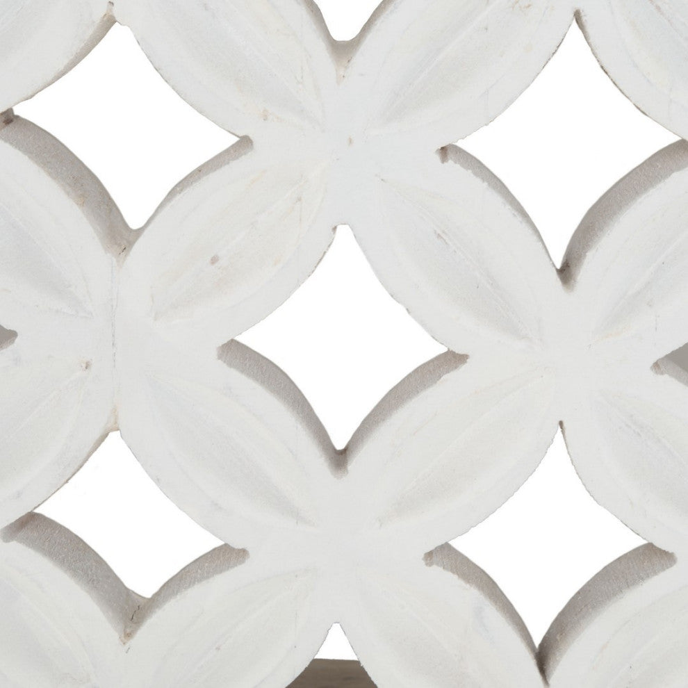 Safavieh Kaydix Round Coffee Table, White Washed, White Washed