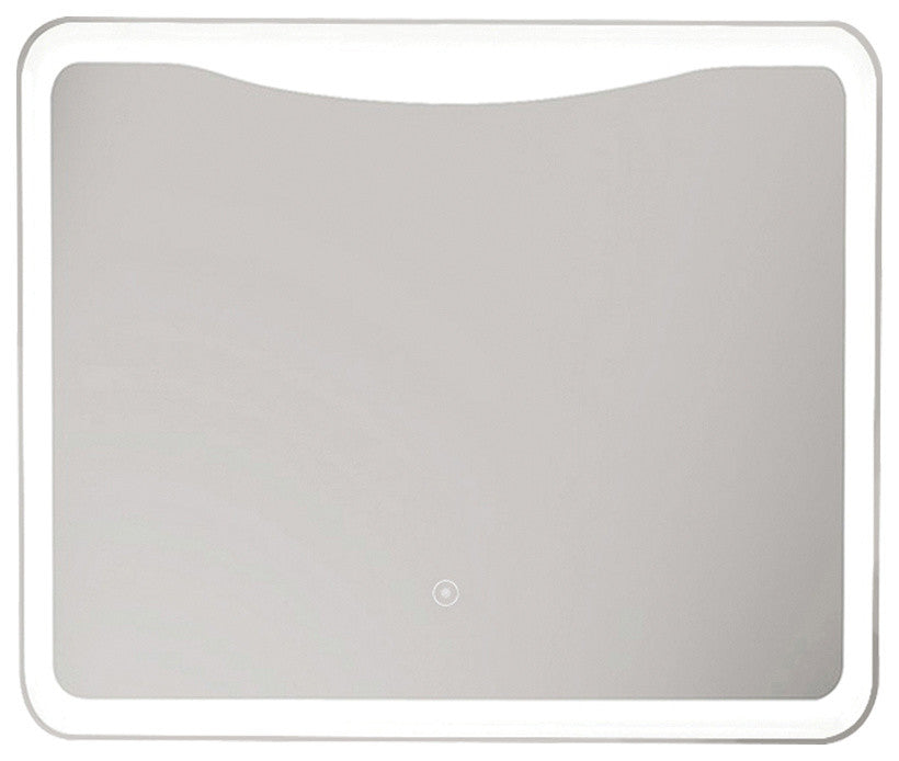Transolid Mason LED-Backlit Contemporary Mirror, Silver