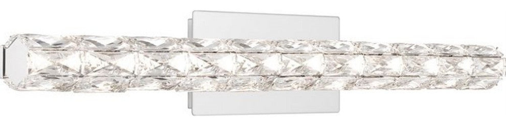 Luster LED Bath Vanity, Polished Chrome