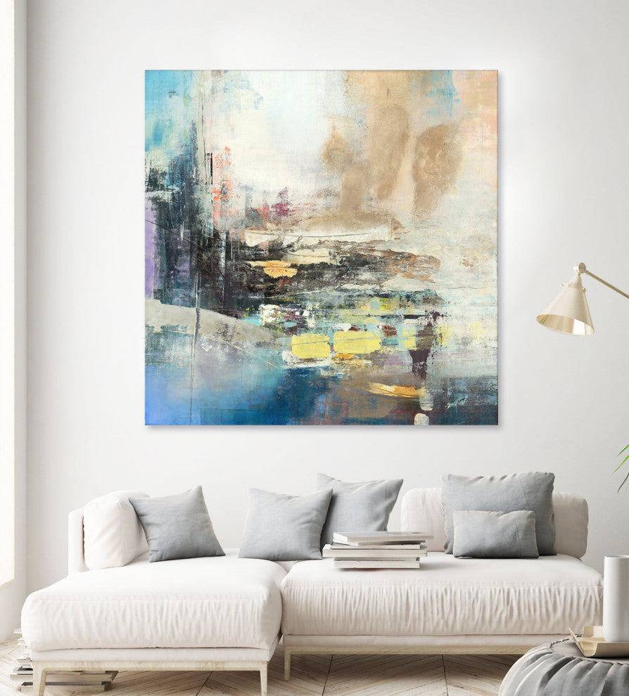 Awaken I - 54 x 54 by Nancy Ngo