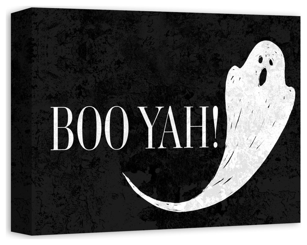 Boo Yah Ghost 14x11 Canvas Wall Art