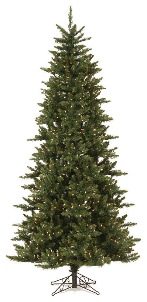 Vickerman A860886Led 9.5' Camdon Slim Christmas Tree, Warm White Lights