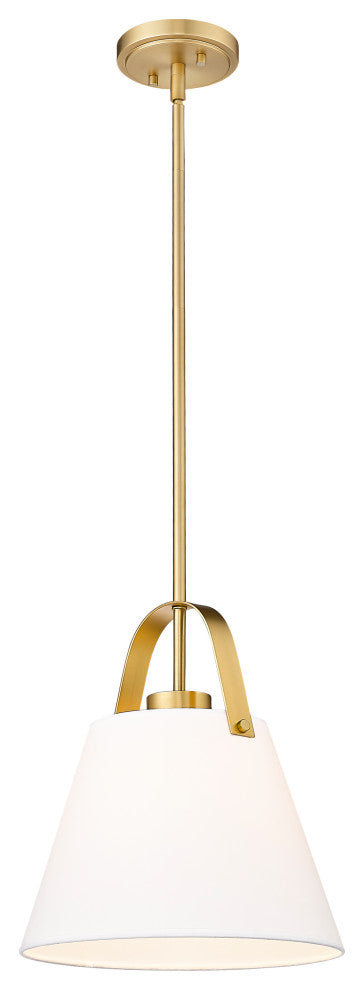 Z-LITE 1-Light Pendant, Heritage Brass