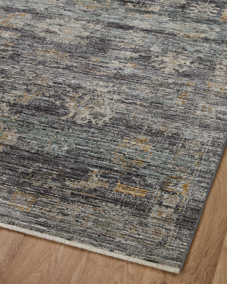 Jean Stoffer x Loloi Katherine Ink / Jade 11'-6" x 15'-7" Area Rug