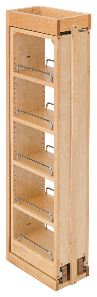 Wood Wall Filler Pull Out for 39" H New Kitchen Applications, 6"W