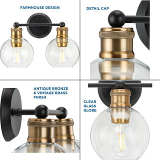 Hansford Collection Two-Light Bath & Vanity