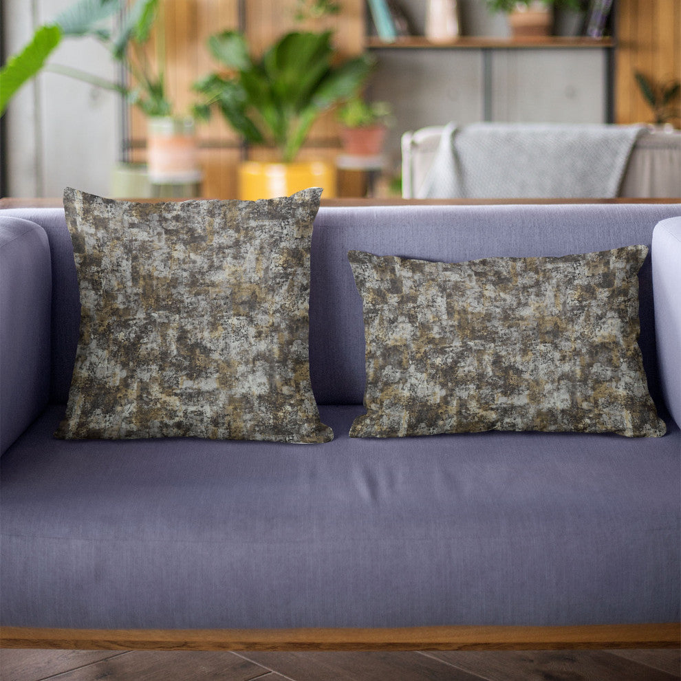 Twilight Hidden Island Velvet Luxury Throw Pillow, Double sided 20"x30" Queen