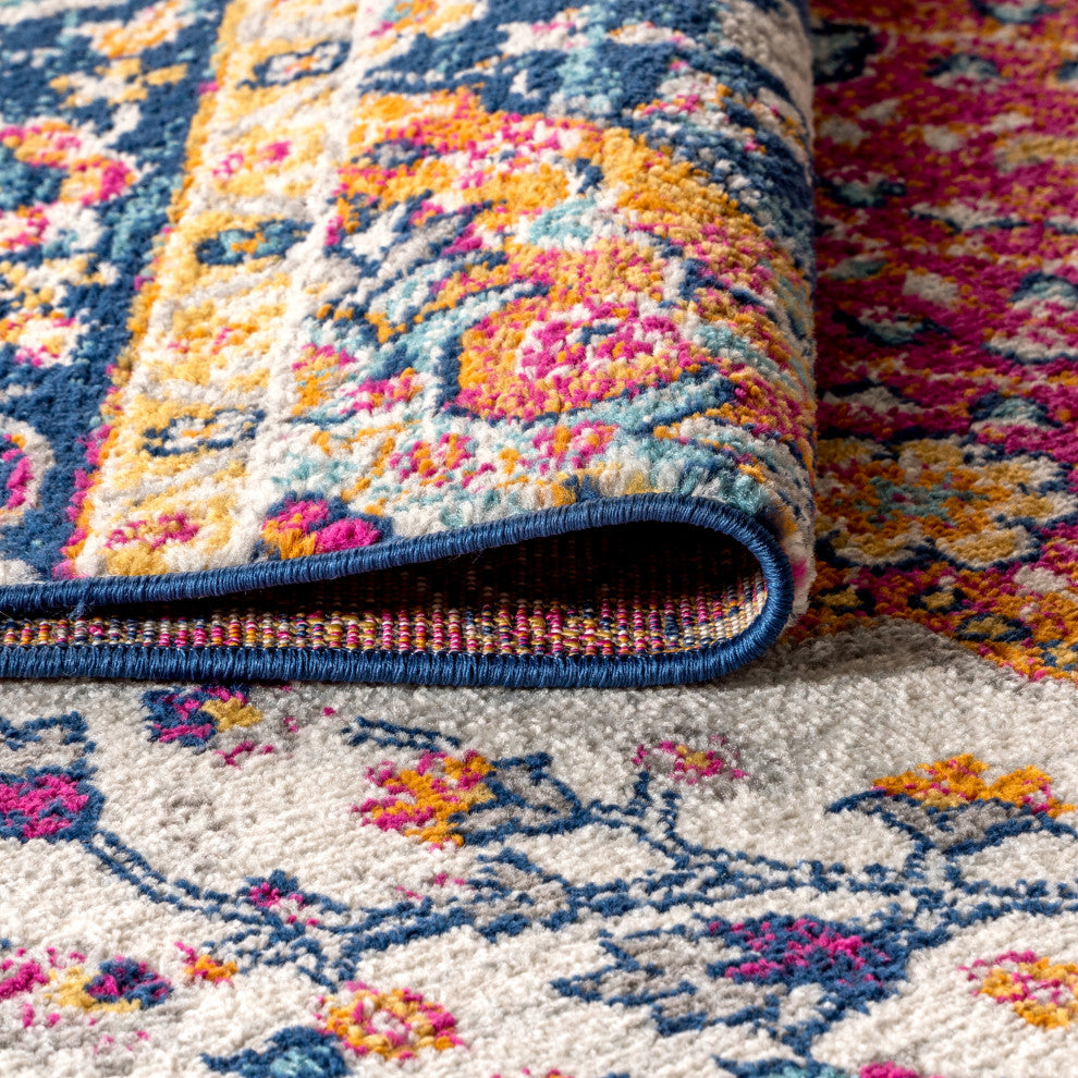 Bohemian FLAIR Boho Vintage Medallion Area Rug