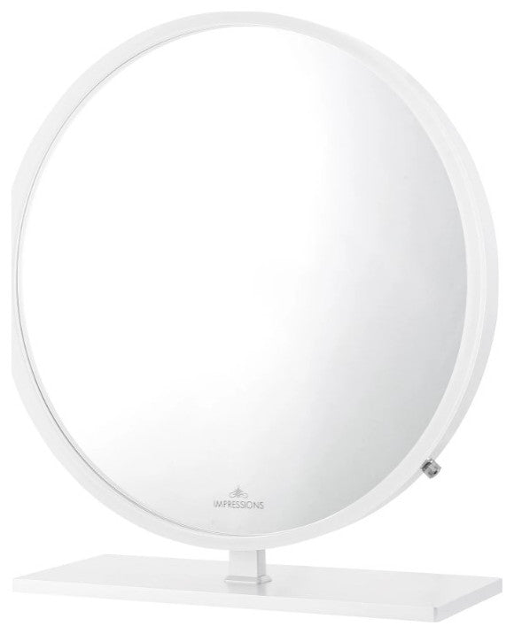 Monarch Plus Vanity Mirror, White, Led Strip Light