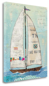 "At The Regatta III" By Courtney Prahl, Giclee Print on Gallery Wrap Canvas